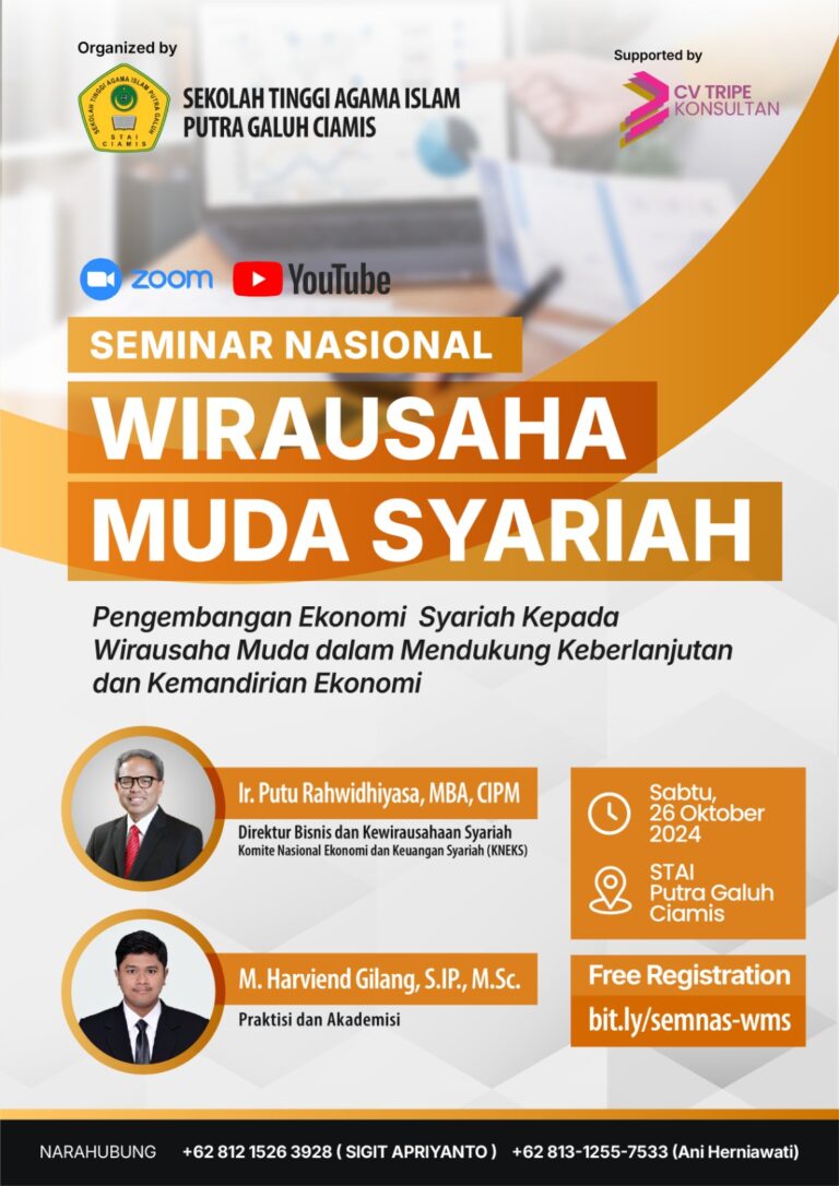 Seminar Nasional: “Wirausaha Muda Syariah”