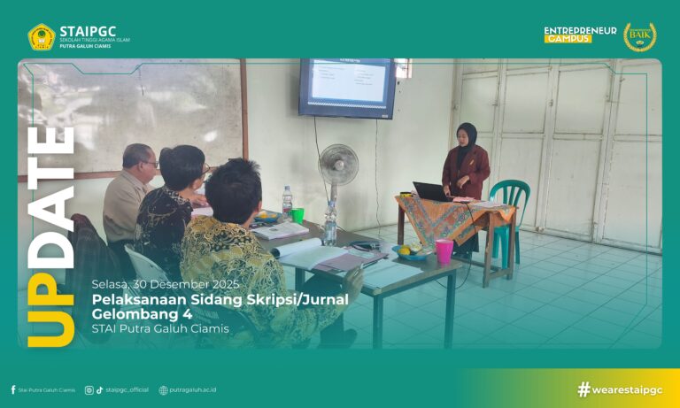 STAI Putra Galuh Ciamis Selenggarakan Sidang Skripsi/Jurnal Gelombang 4 Tahun 2025-2026