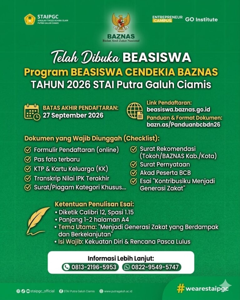 BEASISWA CENDEKIA BAZNAS